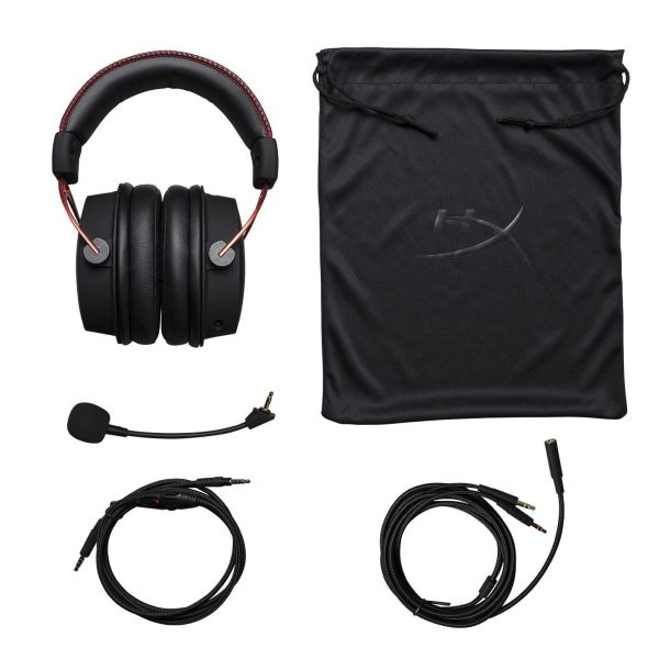 Геймърски слушалки HyperX Cloud Alpha, Черен/Червен 7
