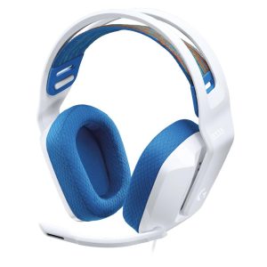 Геймърски слушалки Logitech G335, Микрофон, Бели 1