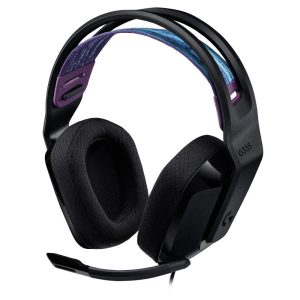 Геймърски слушалки Logitech G335, Микрофон, Черни 1