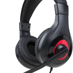 Геймърски слушалки Nacon Bigben Nintendo Switch Headset V1, Микрофон, Черен/Червен 1