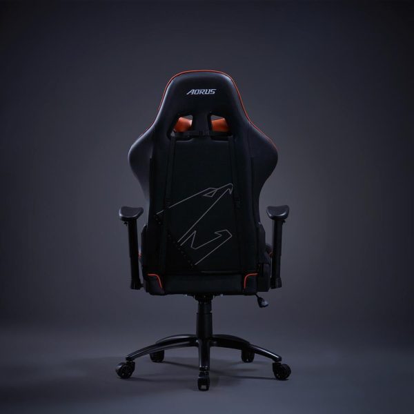 Геймърски стол Gigabyte Aorus AGC310, Черно и Оранжево 6