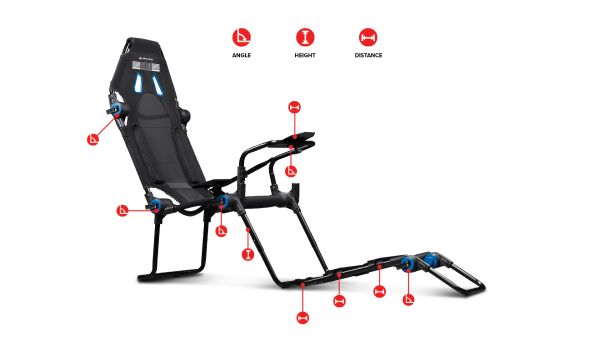 Геймърски стол Next Level F-GT Lite iRacing Edition 7