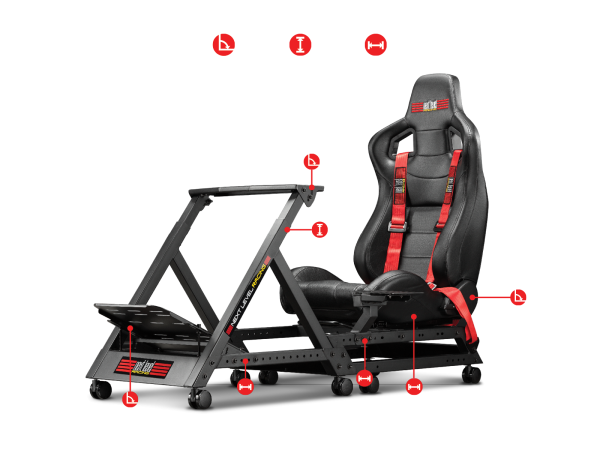 Геймърски стол Next Level Racing Cockpit Racing Simulator GT Track 6