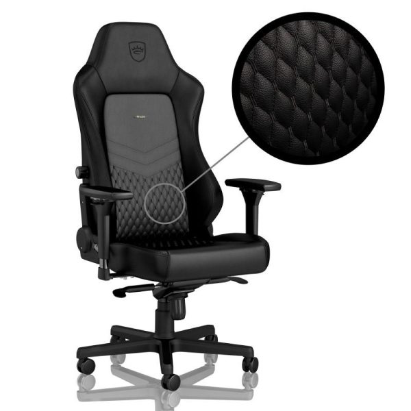 Геймърски стол noblechairs HERO Real Leather, Black 2