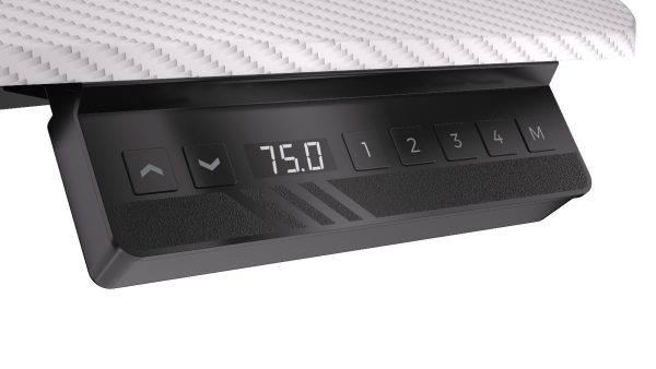 Геймърско бюро ENDORFY - Atlas L Electric - Onyx White 13