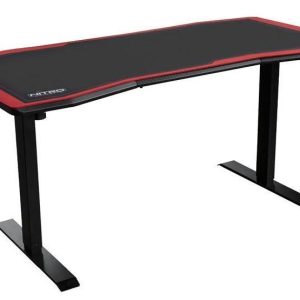 Геймърско бюро Nitro Concepts D16E, Carbon Red, Електрическо управление на височина 1
