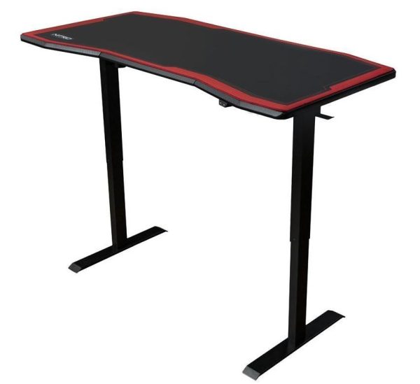 Геймърско бюро Nitro Concepts D16E, Carbon Red, Електрическо управление на височина 2