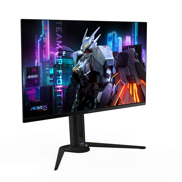 Гейминг монитор GIGABYTE AORUS FO32U2, 31.5" QD-OLED, 4K UHD, 240Hz, 0.03ms, Vesa ClearMR 13000, HDR 400, KVM 4