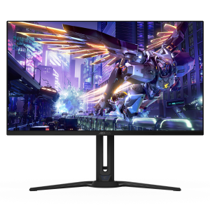 Гейминг монитор GIGABYTE AORUS FO32U2P, 31.5" QD-OLED, 4K UHD, 240Hz, 0.03ms, DP 2.1 UHBR20, Vesa ClearMR 13000, HDR 400, KVM 1