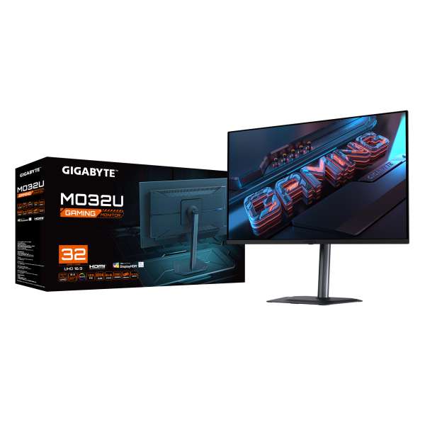 Гейминг монитор GIGABYTE MO32U - 31.5" QD-OLED 4K UHD, 165Hz, 0.03ms 8