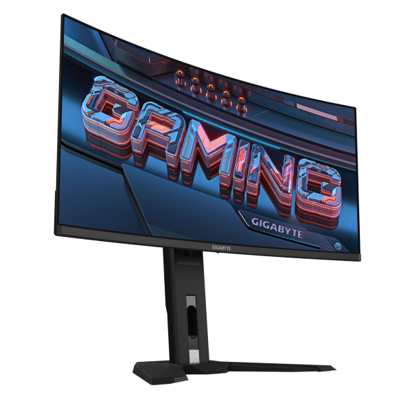 Гейминг монитор GIGABYTE MO34WQC2,QD-OLED, WQHD(3440x1440), 240Hz, 0.03ms, Vesa ClearMR 13000, HDR 400, KVM 2