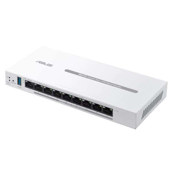 Гигабитов рутер ASUS ExpertWiFi EBG19P - PoE, 8x10/100/1000, 1xWAN Primary AiMesh 1