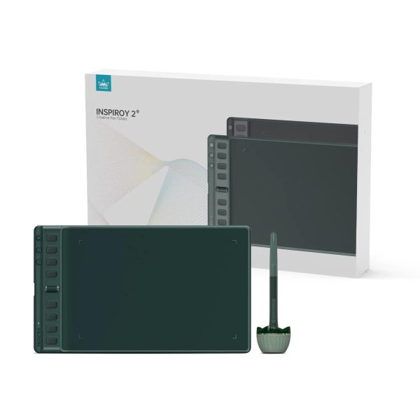 Графичен таблет HUION Inspiroy 2 M, 5080 LPI, Зелен 6