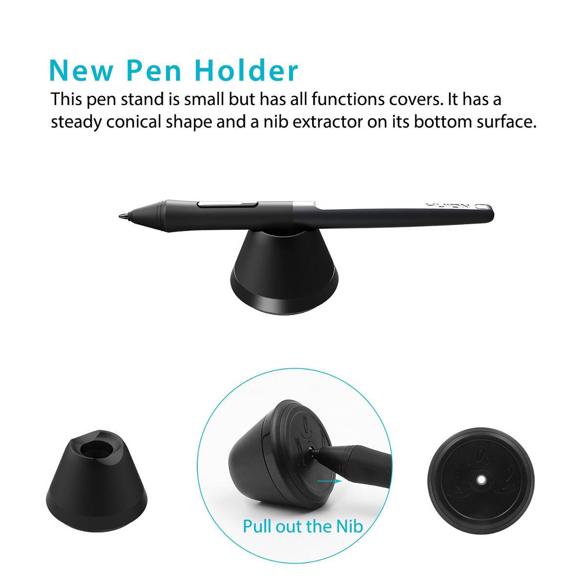 Графичен таблет HUION Inspiroy H640P, USB, Черен 5