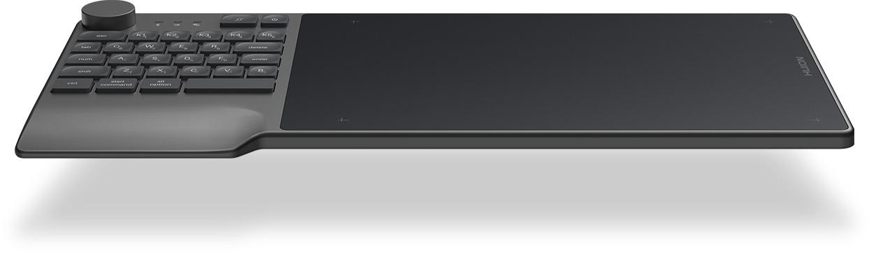 Графичен таблет HUION Inspiroy Keydial KD200, USB-C, Bluetooth, Metal Grey 5