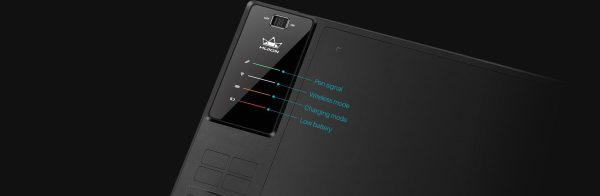 Графичен таблет HUION Inspiroy WH1409 V2, WiFi 2.4Ghz 2