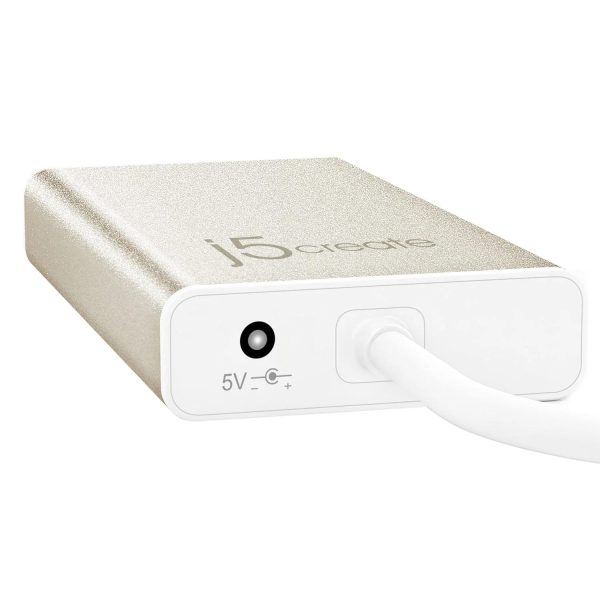 Хъб 3-портов J5create JCH471, USB-C 3.1, USB-A 3.0, Gigabit Ethernet 4