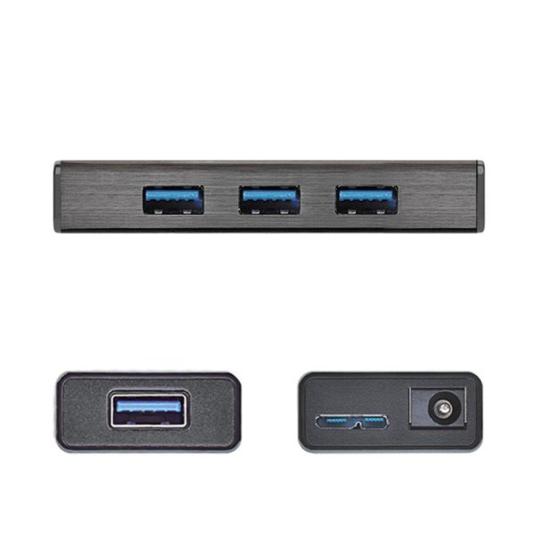 Хъб 4-портов J5 Create JUH340, USB 3.0, 1:4, Черен  3
