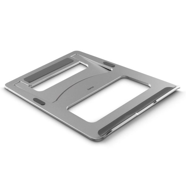 HAMA "Aluminium" стойка за лаптоп, сгъваема, до 40 см (15,6"), сребриста 3