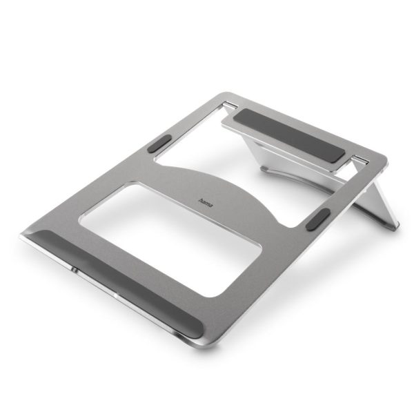 HAMA "Aluminium" стойка за лаптоп, сгъваема, до 40 см (15,6"), сребриста 4