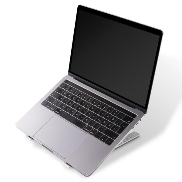 HAMA "Aluminium" стойка за лаптоп, сгъваема, накланяща се, до 39 см (15,4"), сребриста 8