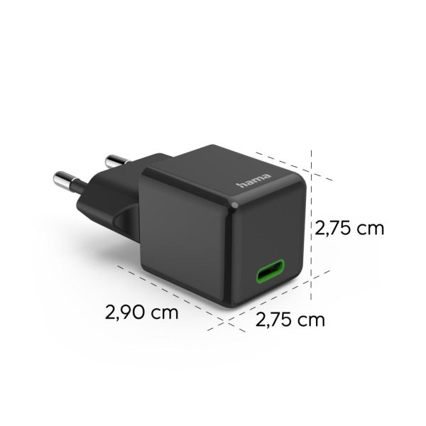 HAMA Бързо мини зарядно 220V, USB-C, PD/Qualcomm, 25 W, черен 14