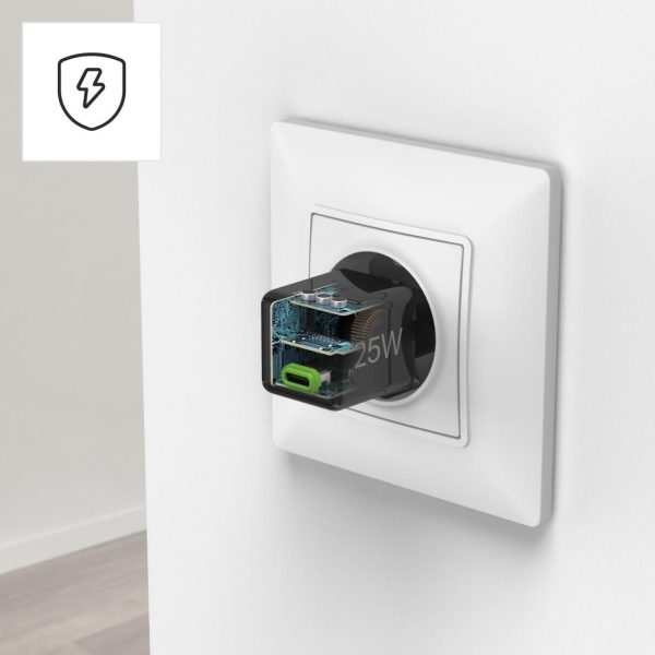 HAMA Бързо мини зарядно 220V, USB-C, PD/Qualcomm, 25 W, черен 16