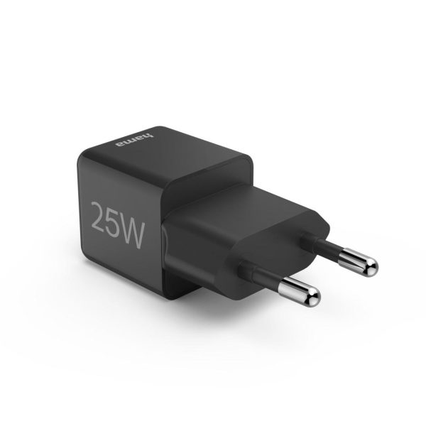 HAMA Бързо мини зарядно 220V, USB-C, PD/Qualcomm, 25 W, черен 3
