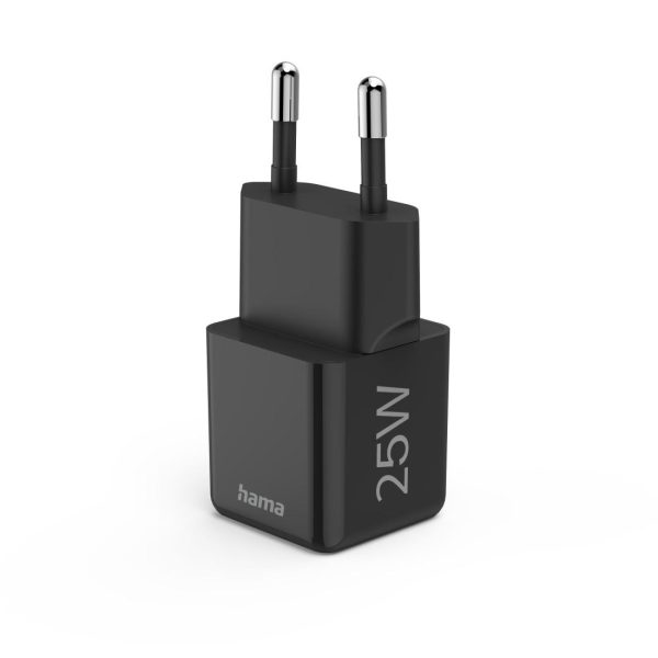 HAMA Бързо мини зарядно 220V, USB-C, PD/Qualcomm, 25 W, черен 5