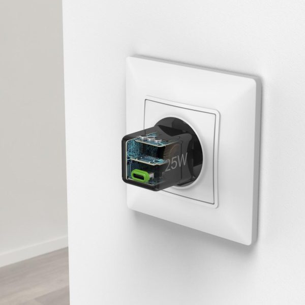 HAMA Бързо мини зарядно 220V, USB-C, PD/Qualcomm, 25 W, черен 8