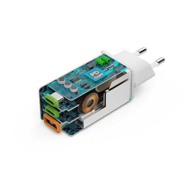 HAMA Бързо мини зарядно, 65W, GaN, PD, 201996 10