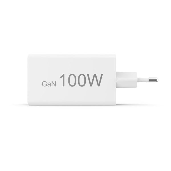 HAMA Бързо зарядно 220V, 100 W GaN, 2x USB-C PD, 1x USB-A QC 6