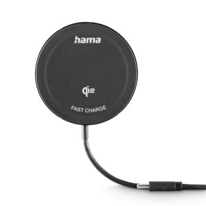 HAMA Безжично зарядно устройство Qi2, 15 W, черно, за Apple 1