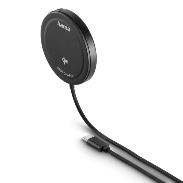 HAMA Безжично зарядно устройство Qi2, 15 W, черно, за Apple 2