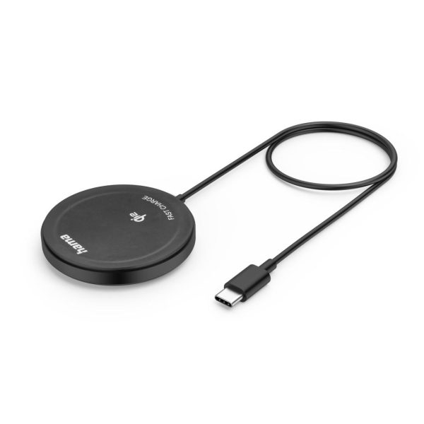 HAMA Безжично зарядно устройство Qi2, 15 W, черно, за Apple 4