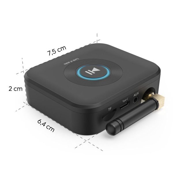 HAMA Блутут адаптер "Link.it solo" Bluetooth, приемник, модернизиране на Bluetooth към HiFi 8