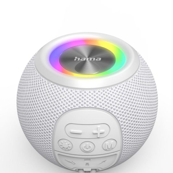 HAMA Блутут колонка "Ball Shape Speaker", 5 светлинни режима, 5W, 188238 6