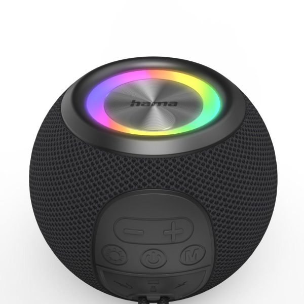 HAMA Блутут колонка "Ball Shape Speaker", 5 светлинни режима, 5W 6