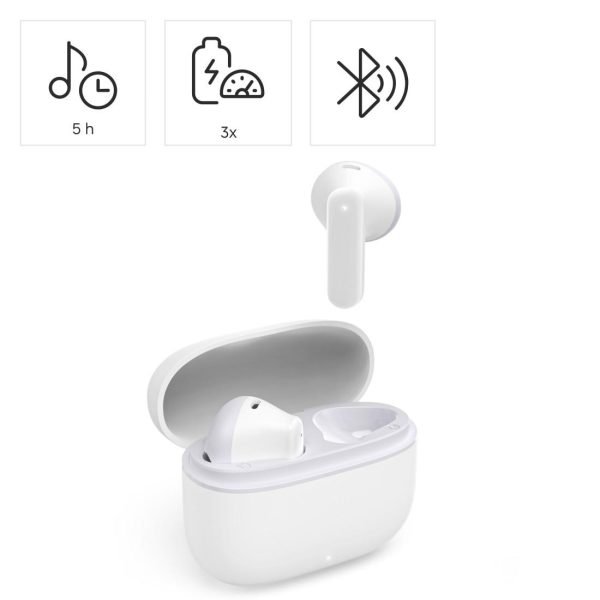Hama Блутут слушалки "Freedom Light II", Bluetooth, TWS, бял 7