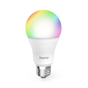HAMA Димираща смарт крушка RGBW WiFi-LED, E27, 9W, Matter, 176640 1