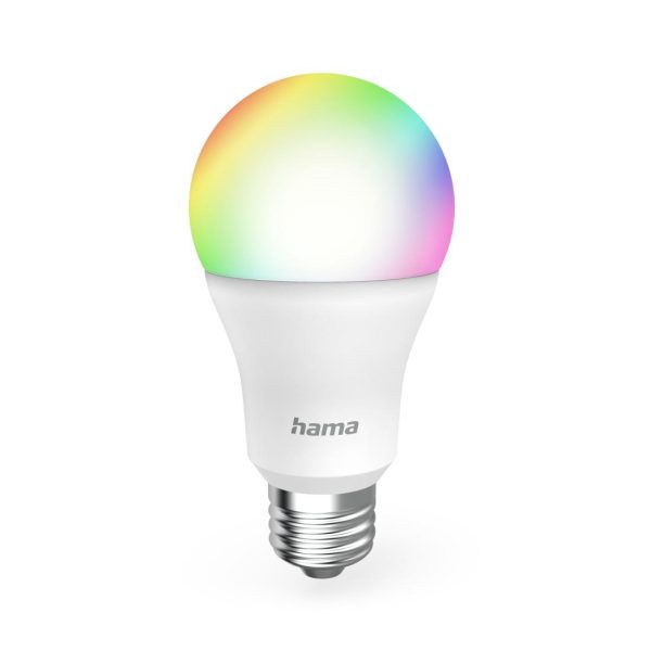 HAMA Димираща смарт крушка RGBW WiFi-LED, E27, 9W, Matter, 176640 1