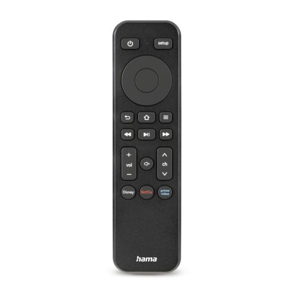 HAMA Дистанционно управление за TV + Netflix, Prime Video, бутони Disney+, програмируемо 5