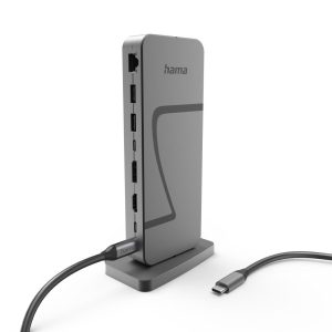 HAMA Докинг станция "Connect2Office Speed", USB4, USB-C, PD, 40 Gbit/s, 10 порта 1