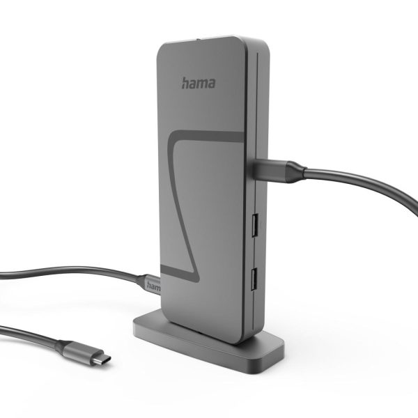 HAMA Докинг станция "Connect2Office Speed", USB4, USB-C, PD, 40 Gbit/s, 10 порта 4