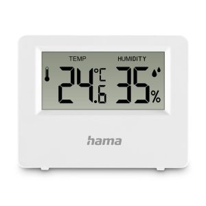 HAMA "Ebro" Цифров термометър/хигрометър, бял 1