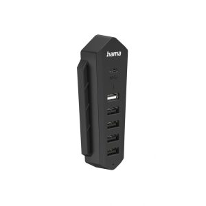 HAMA Хъб за Playstation 5, 6in1 USB, (1x USB-C, 5x USB-A), черно 1