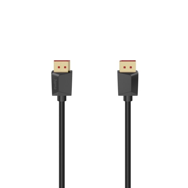 HAMA Кабел DisplayPort, DP 2.1, Ultra-HD 8K, 40 Gbit/s, 2.00 м 1