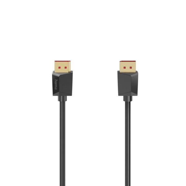 HAMA Кабел DisplayPort, DP 2.1, Ultra-HD 8K, 40 Gbit/s, 2.00 м 2