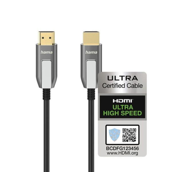 HAMA Кабел Ultra High Speed HDMI - HDMI, 8K, 10.0 м, сертифициран 2