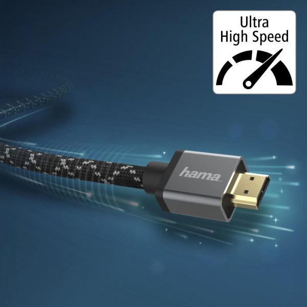 HAMA Кабел Ultra High Speed HDMI - HDMI, 8K, 5.0 м, сертифициран 6